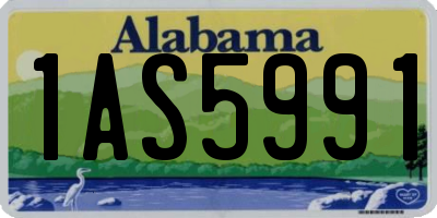AL license plate 1AS5991