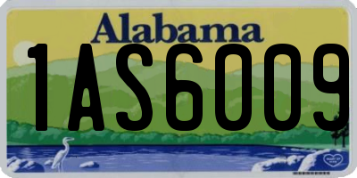 AL license plate 1AS6009