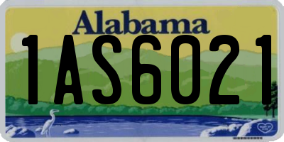 AL license plate 1AS6021
