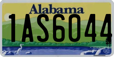 AL license plate 1AS6044