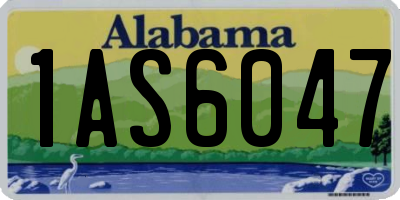 AL license plate 1AS6047