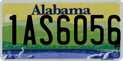 AL license plate 1AS6056