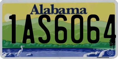 AL license plate 1AS6064