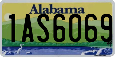 AL license plate 1AS6069