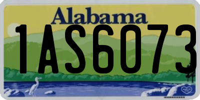 AL license plate 1AS6073