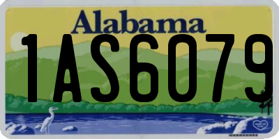 AL license plate 1AS6079