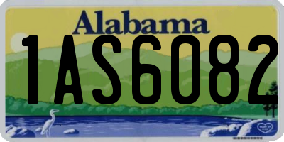 AL license plate 1AS6082