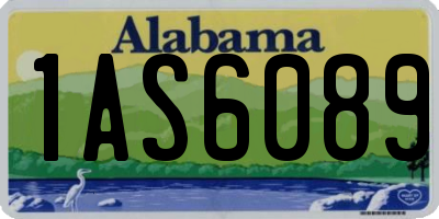 AL license plate 1AS6089