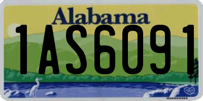 AL license plate 1AS6091
