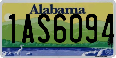 AL license plate 1AS6094