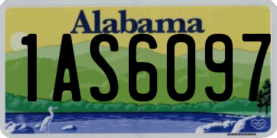 AL license plate 1AS6097