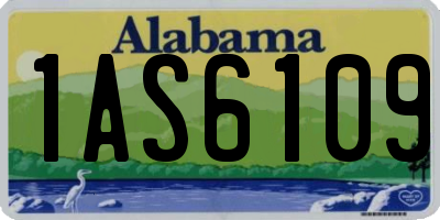 AL license plate 1AS6109