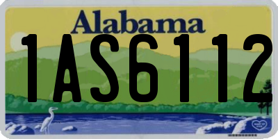 AL license plate 1AS6112