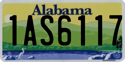 AL license plate 1AS6117