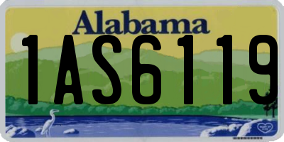 AL license plate 1AS6119