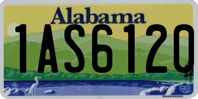 AL license plate 1AS6120