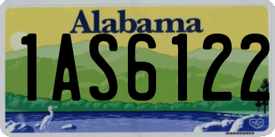AL license plate 1AS6122