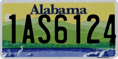 AL license plate 1AS6124