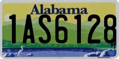 AL license plate 1AS6128