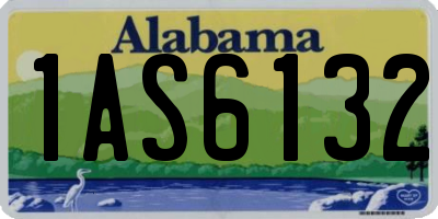 AL license plate 1AS6132