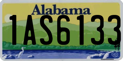 AL license plate 1AS6133