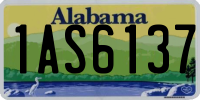 AL license plate 1AS6137
