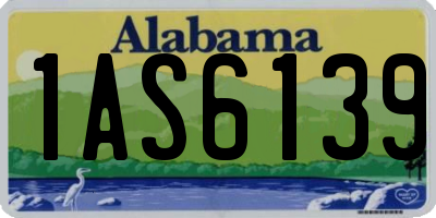 AL license plate 1AS6139