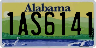 AL license plate 1AS6141