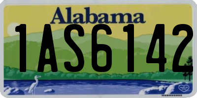 AL license plate 1AS6142