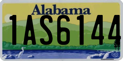 AL license plate 1AS6144