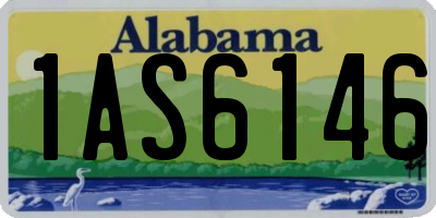 AL license plate 1AS6146