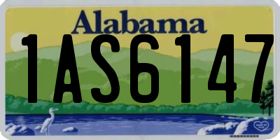 AL license plate 1AS6147