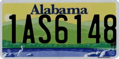 AL license plate 1AS6148