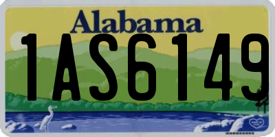 AL license plate 1AS6149