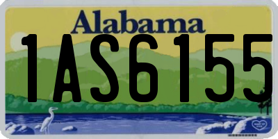 AL license plate 1AS6155