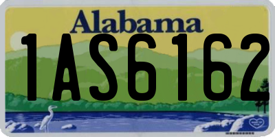 AL license plate 1AS6162