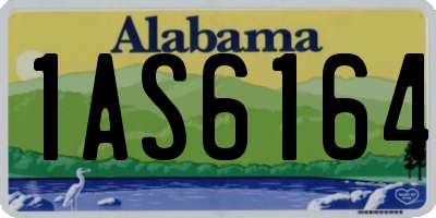 AL license plate 1AS6164
