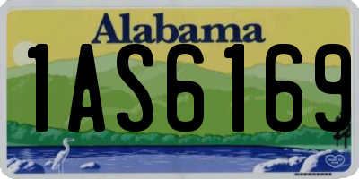 AL license plate 1AS6169