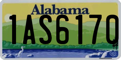 AL license plate 1AS6170