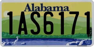 AL license plate 1AS6171