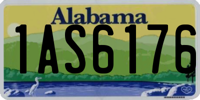 AL license plate 1AS6176
