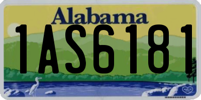 AL license plate 1AS6181