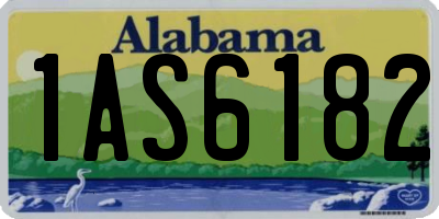 AL license plate 1AS6182