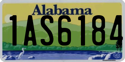 AL license plate 1AS6184