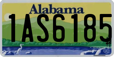 AL license plate 1AS6185
