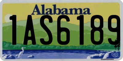 AL license plate 1AS6189