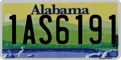 AL license plate 1AS6191