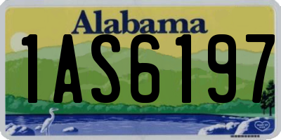 AL license plate 1AS6197