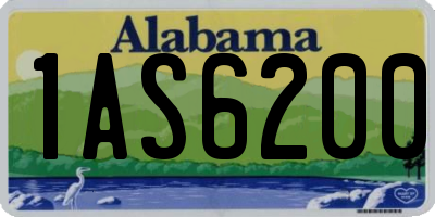 AL license plate 1AS6200