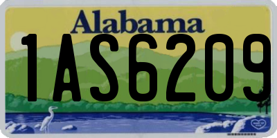 AL license plate 1AS6209